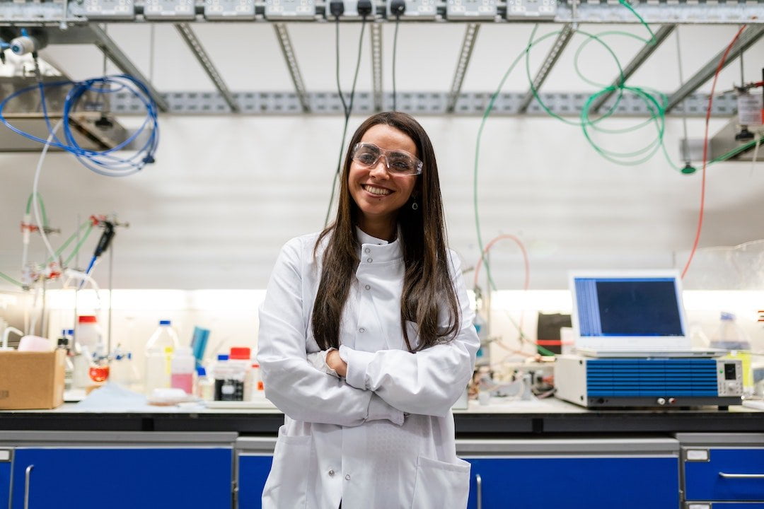 Woman in STEM engineering job