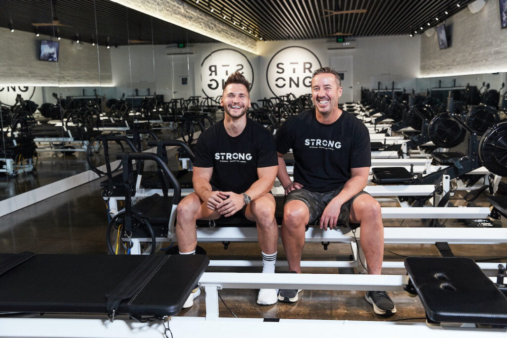 Mark and Michael in the STRONG Pilates studio