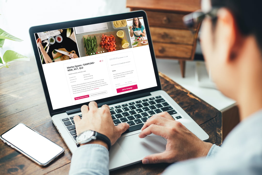 Marley Spoon's in-home marketing